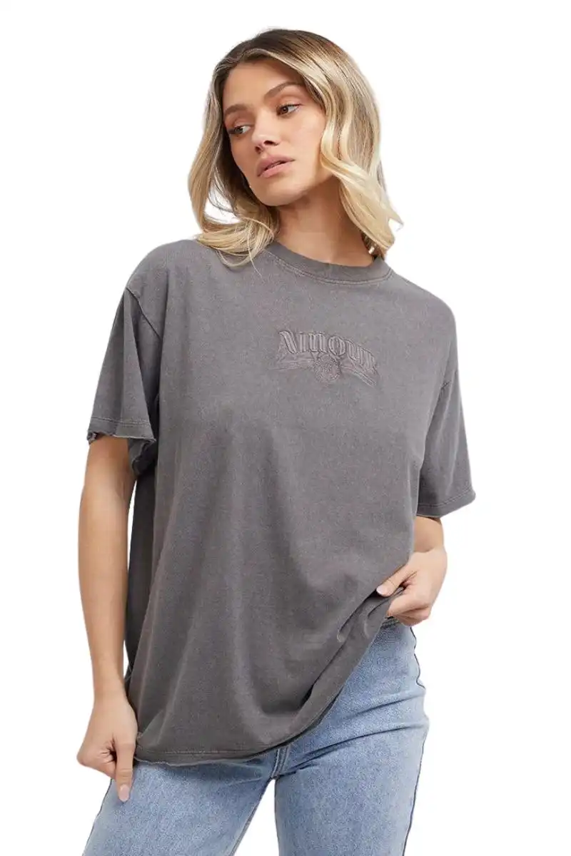 All About Eve | Womens Amour Tee (Charcoal)