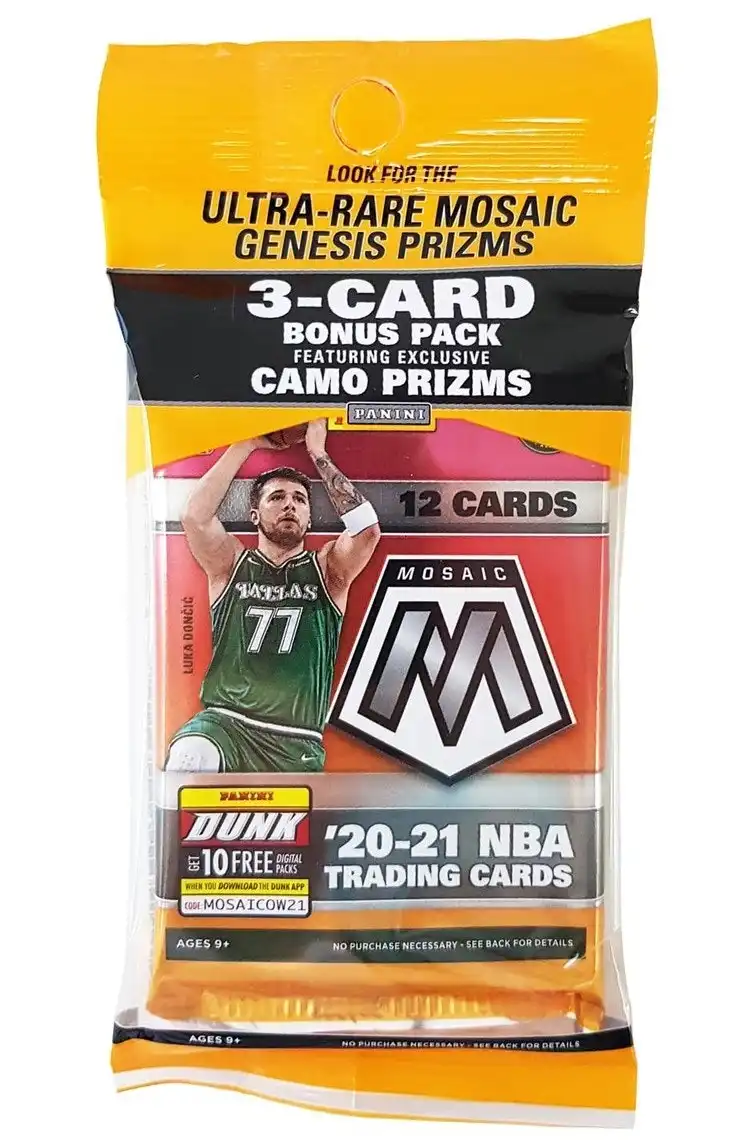Panini NBA 2021 Mosaic Basketball (Hobby) Multi-Pack