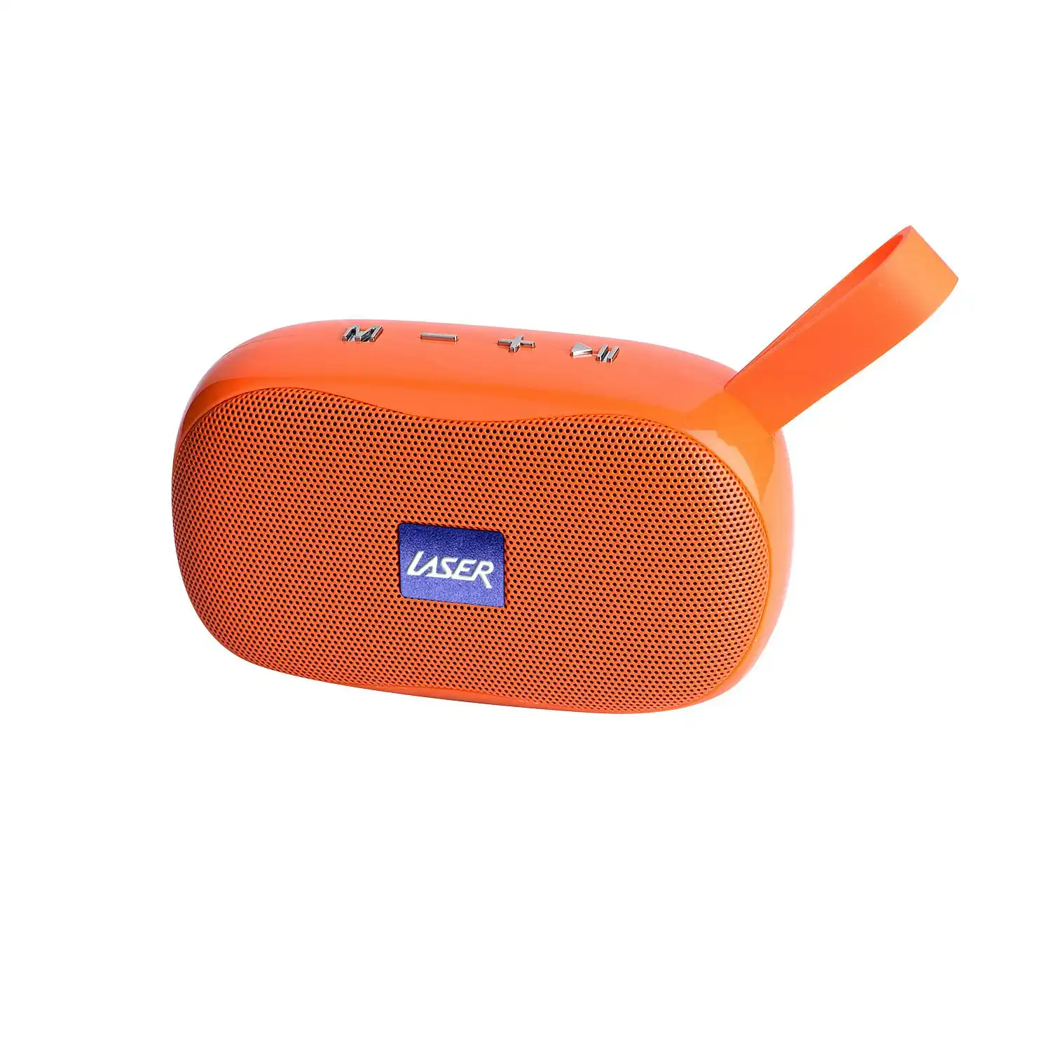 Laser Pocket Portable Bluetooth FM TWS USB Wireless Speaker - Orange