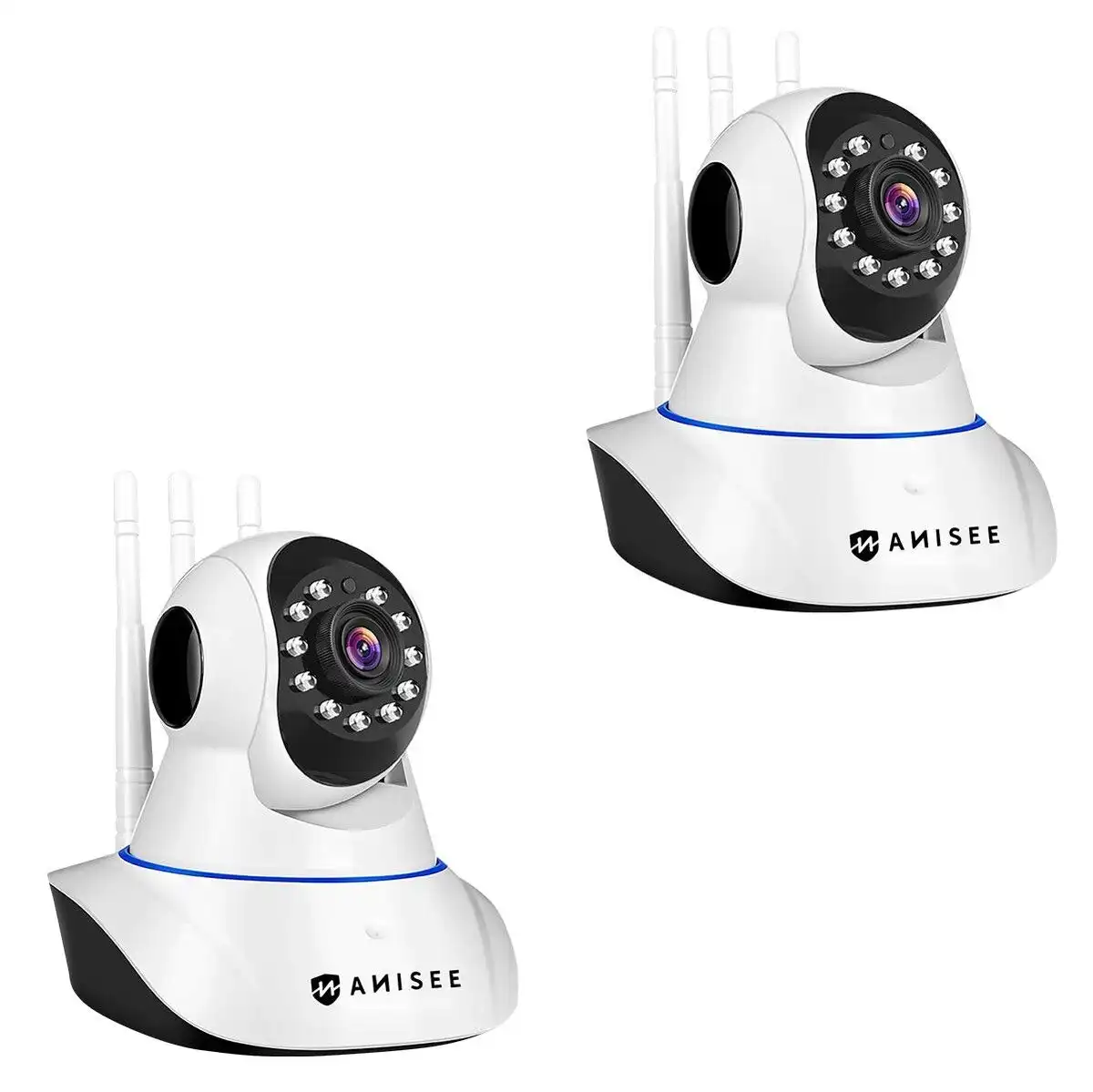 Ausway Spy Security Camera 1080P PTZ CCTV Wifi Home Spycam Outdoor Surveillance Cam System x2