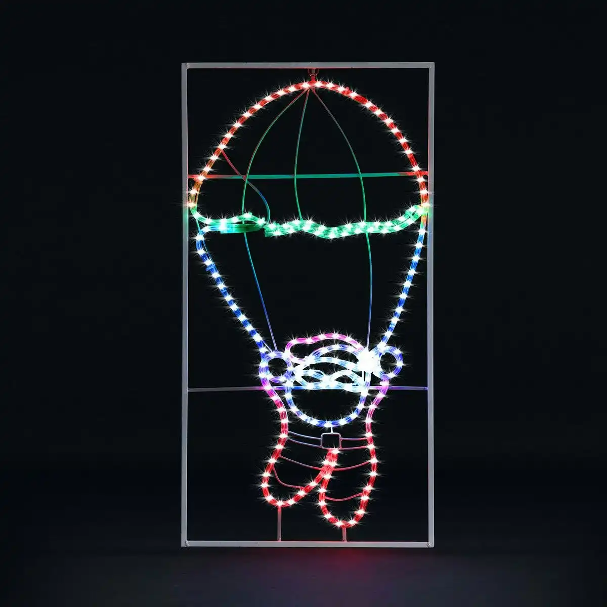 Solight  LED Strip Rope Christmas Lights Santa Claus Xmas Holiday Decoration Light Outdoor Indoor IP65 100x52cm L Size