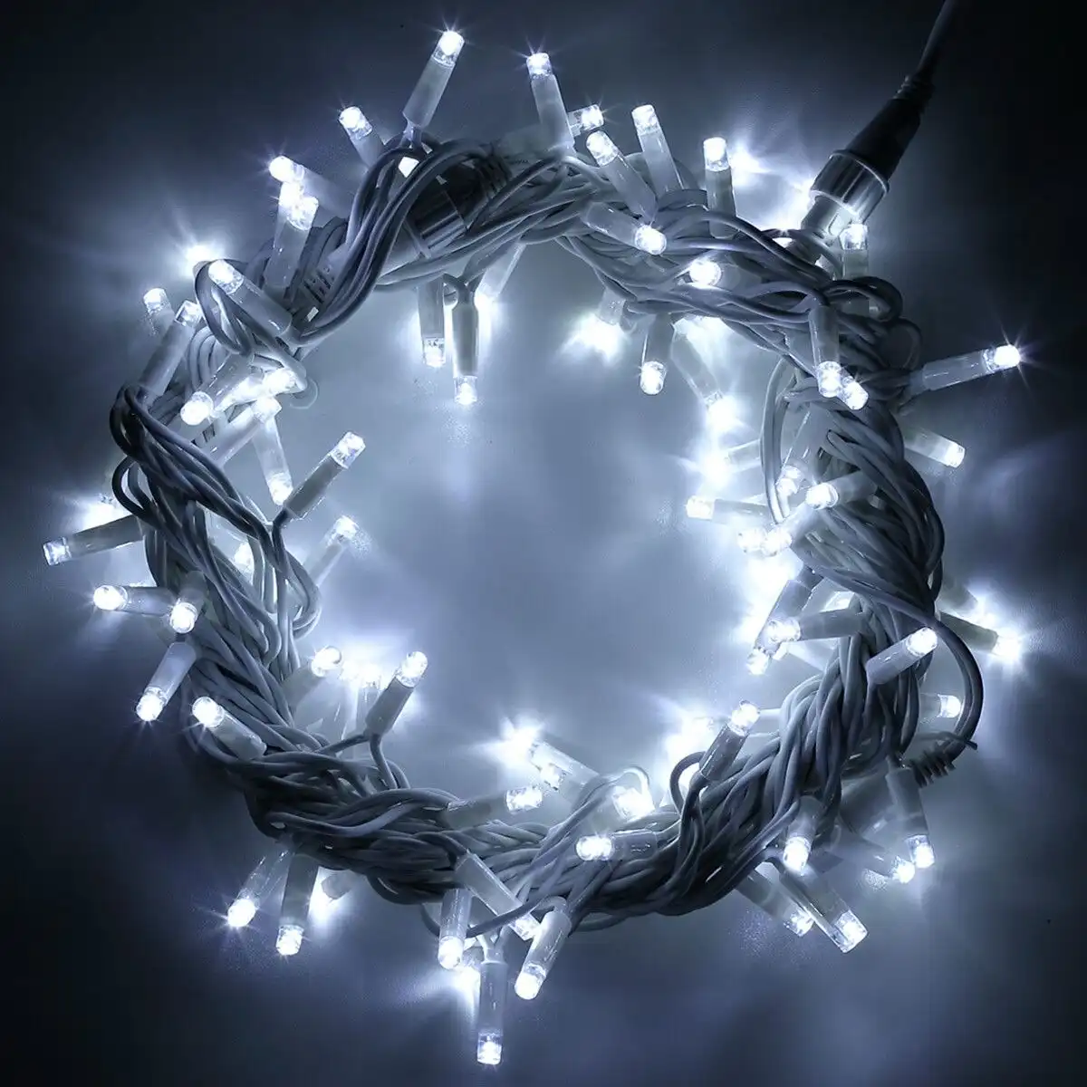 Solight 10m Christmas LED Light String Strip Rope Xmas Tree Decor Holiday Ornament Outdoor Indoor IP44 Waterproof Bio Colour