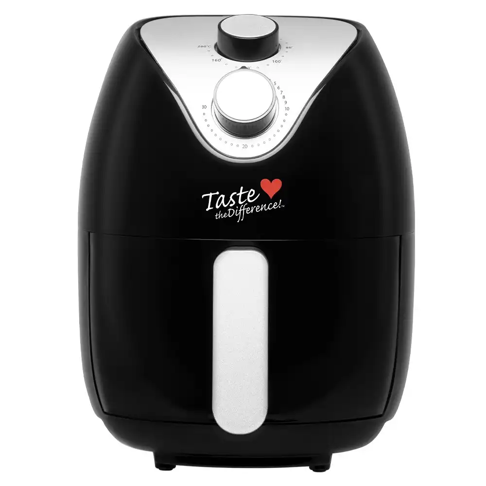 Taste The Difference Electric Air Fryer Cooker w/Grill Tray/Non Stick 1000W 1.8L