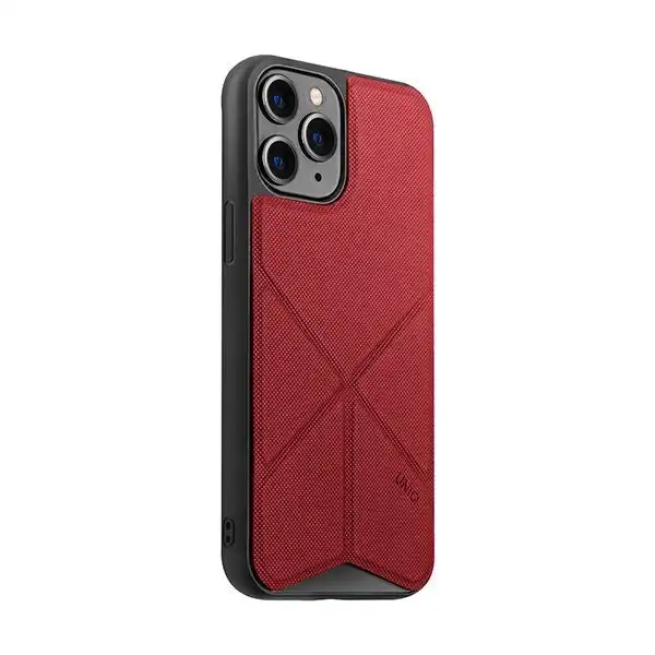 Uniq Transforma Bumper Protective Mobile Case Cover For iPhone 12 Pro Max Red