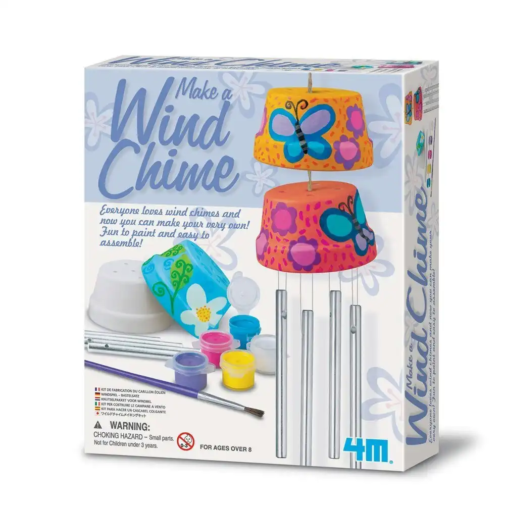 4M Creative Craft Make a Windchime Kids/Children Paint Your Own Art/Craft 8y+