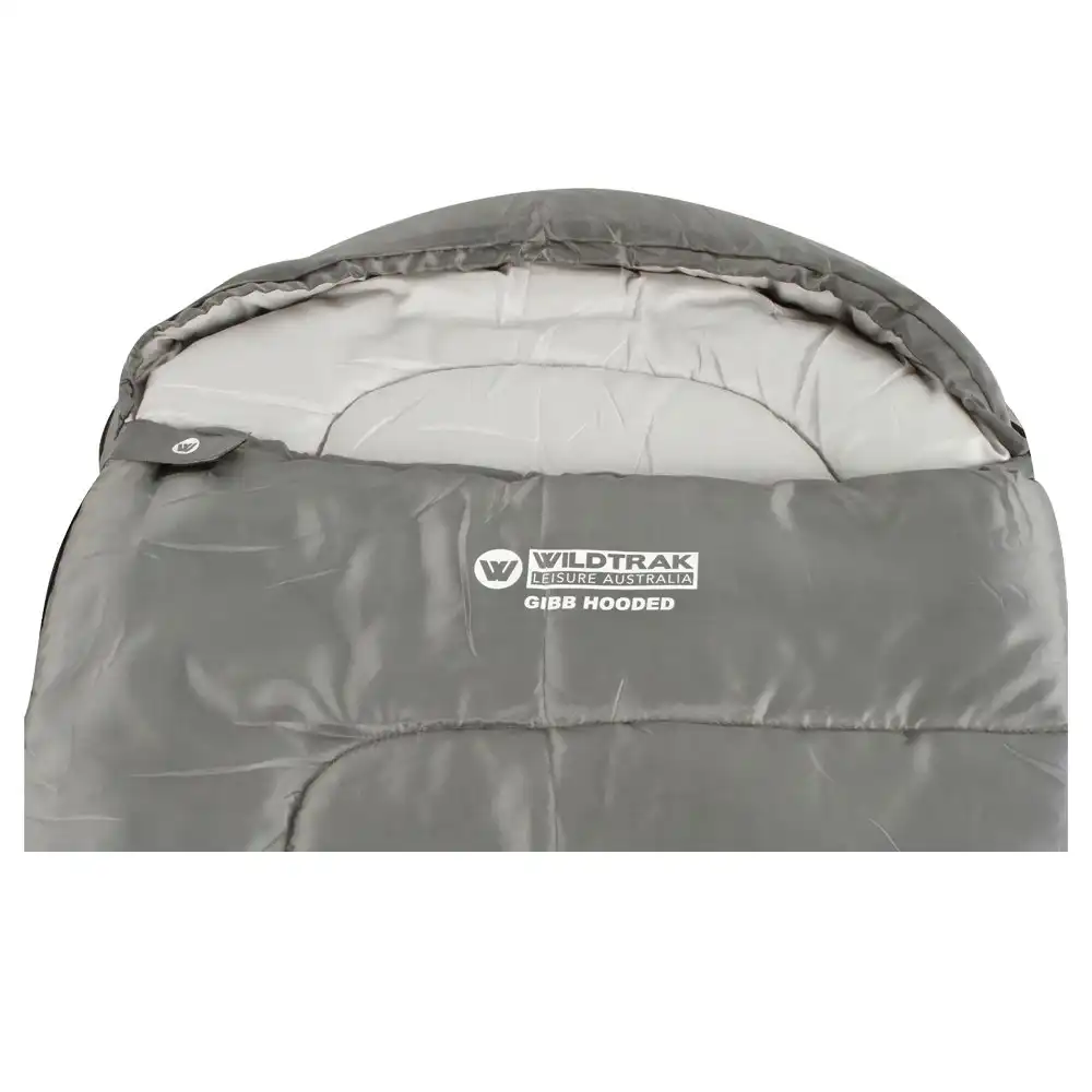 Wildtrak Leisure Australia Gibb Portable Travel Hooded 10°C+ Sleeping Bag 215cm