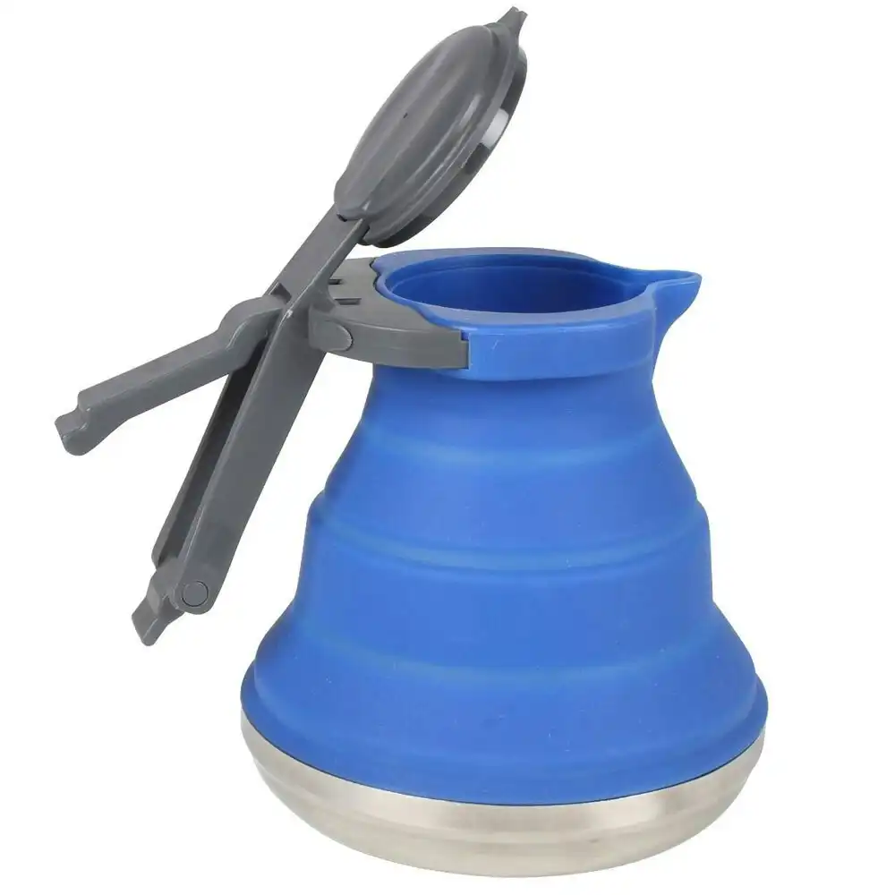 Wildtrak Expanda 1.5L Collapsible Travel Kettle Outdoor Picnic/Camping Blue