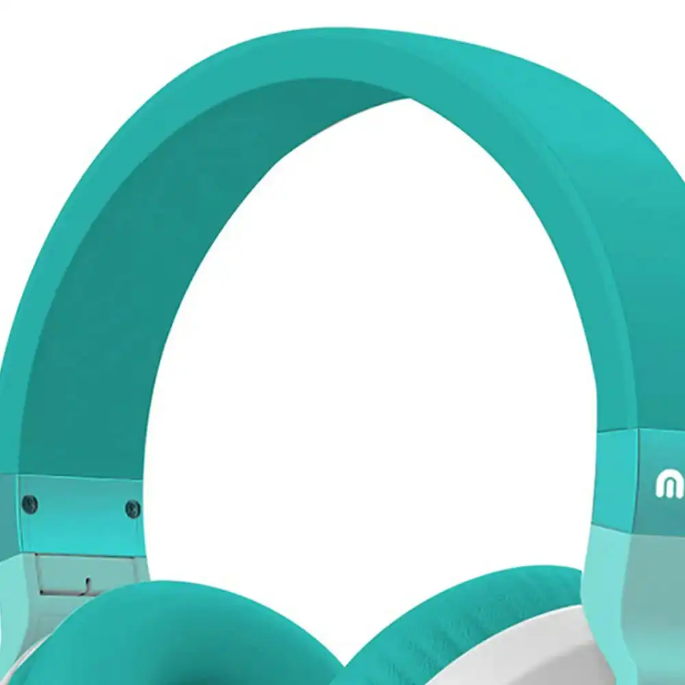 Moki Colourwave Wireless  and Wired Headphones - Seafoam 120cm Cable Length