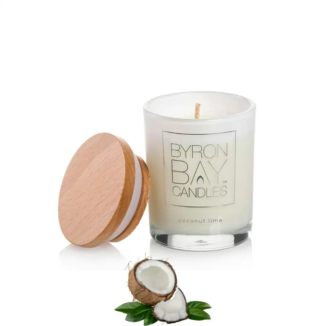 Byron Bay| Coconut Lime - 18 Hour Scented Pure Soy Candle