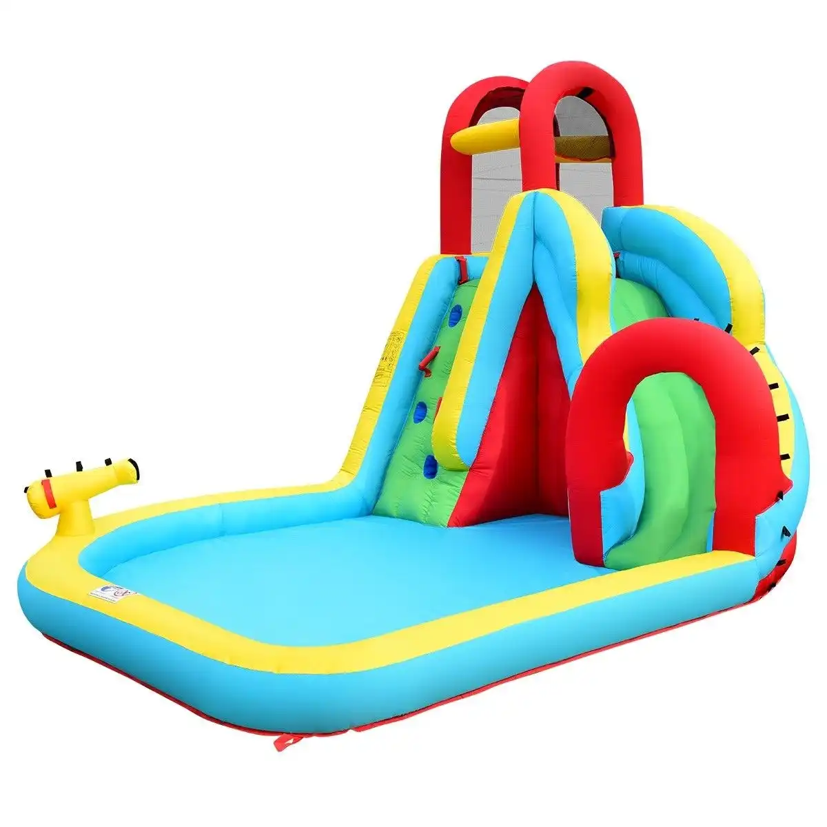 Kidbot All in One Inflatable Water Park Water Slide Jump Castle Blow Up Pool Bouncer House For Kids