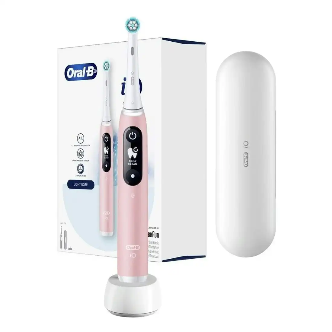 Oral-B iO 6 Series Rechargeable Toothbrush - Light Rose