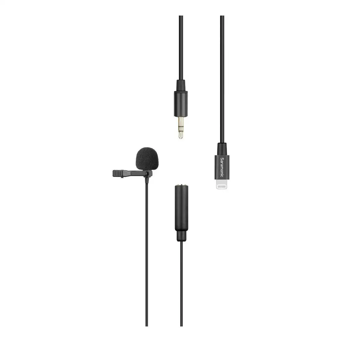 Saramonic LavMicro U1B Omnidirectional Lavalier Microphone with Lightning Connector for iOS Devices (6m)