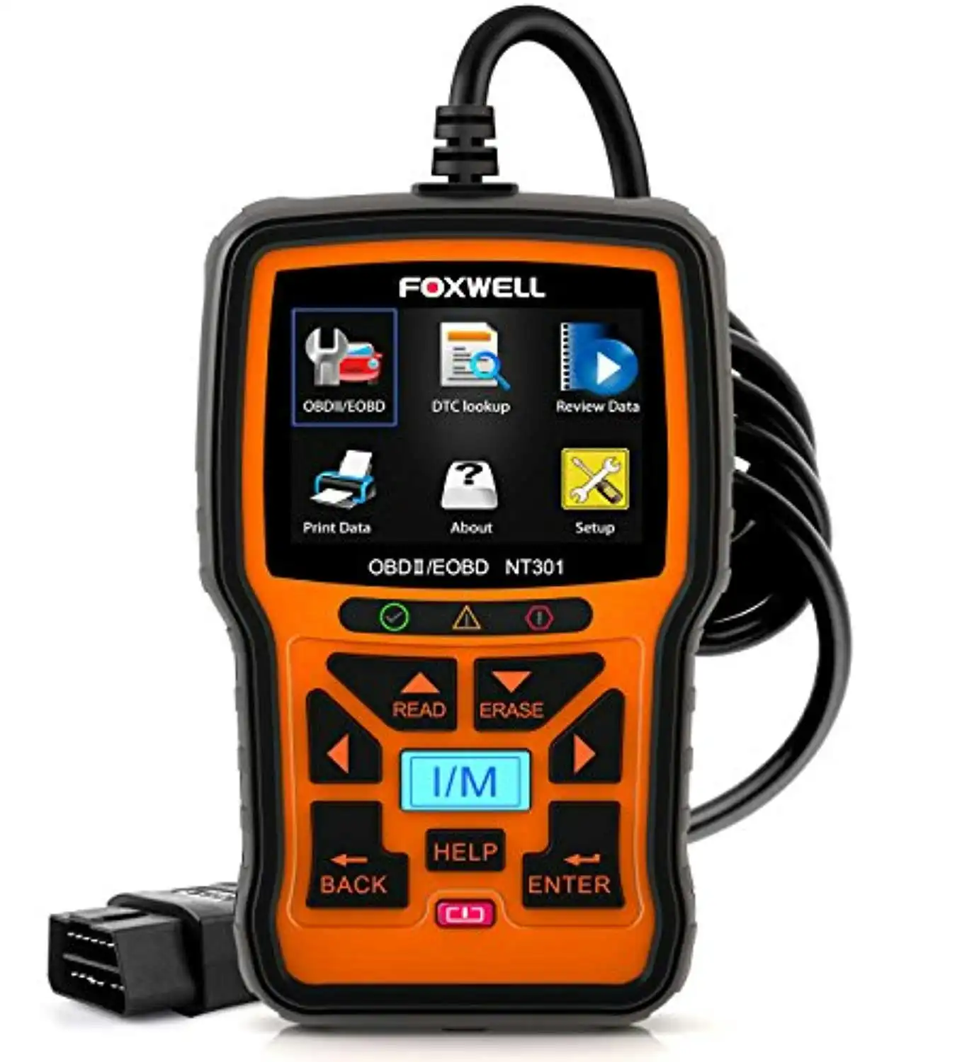 Foxwell NT301 Obd2 Scanner Professional Enhanced OBDII Diagnostic Code Reader