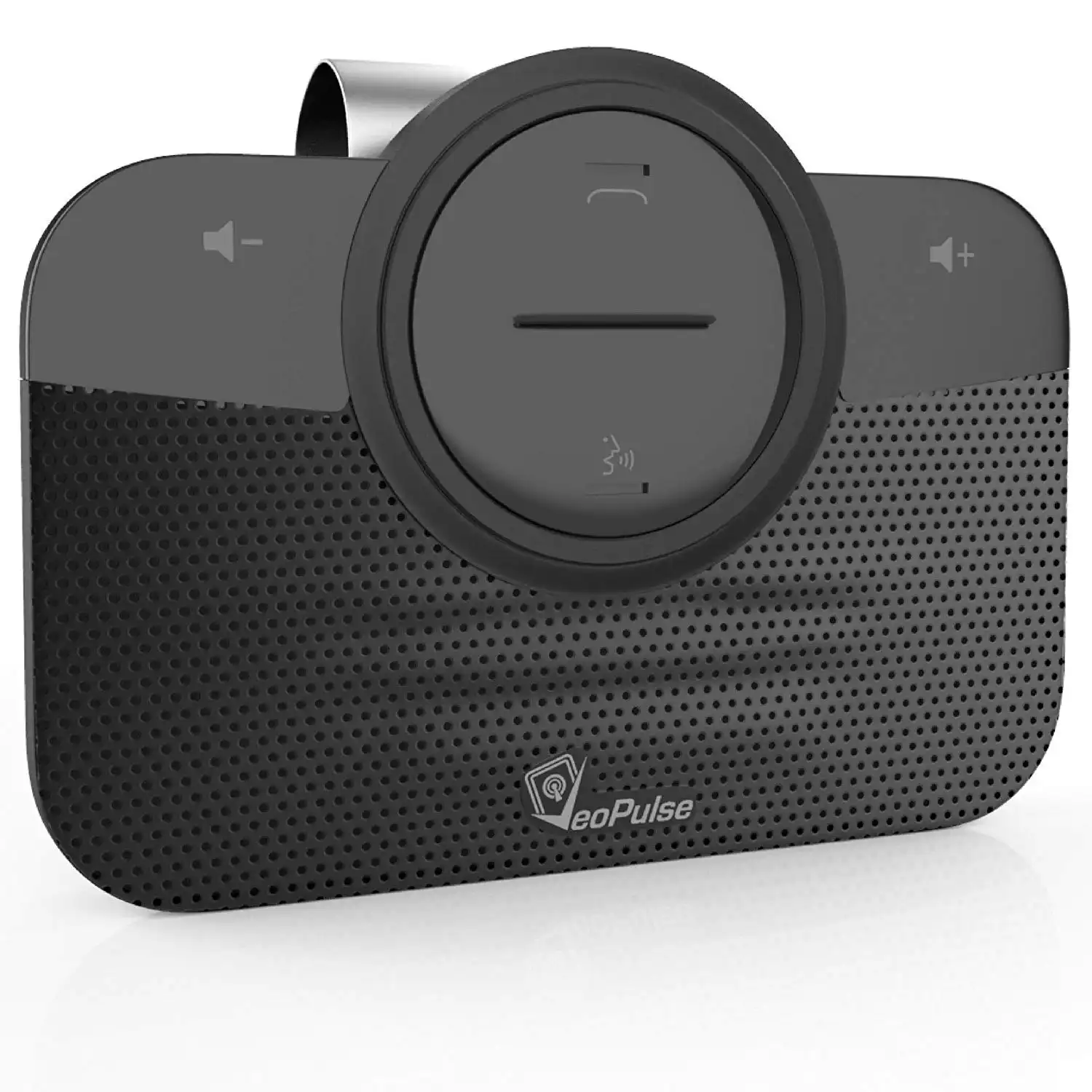 VeoPulse Car Speakerphone B-PRO 2 Hands Free with Bluetooth Automatic Mobile Phone Connection - Safe Hands-free kit Talking and Driving Wireless Techn
