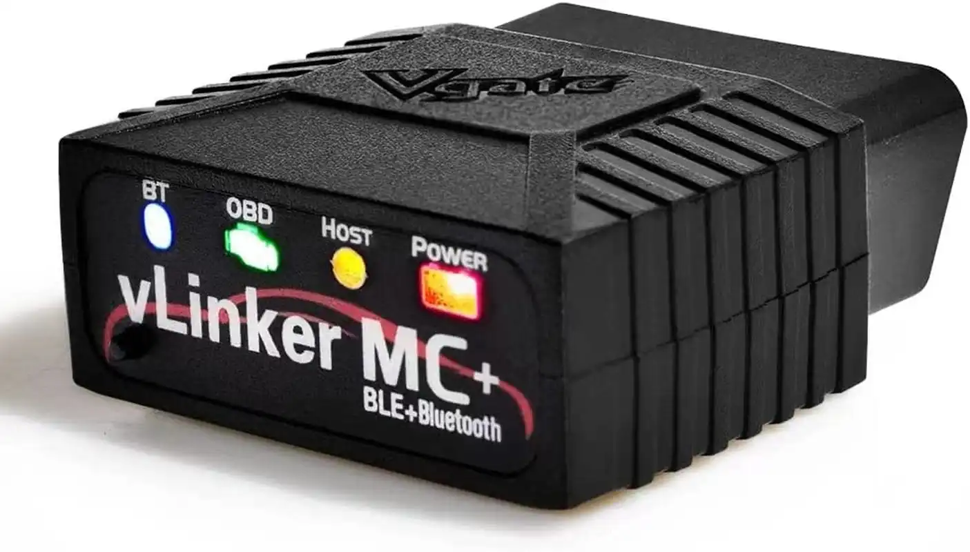 Vgate Vlinker MC+ Bluetooth OBD2 Car Diagnostic Scan Tool for Iphone Ios, Android & Windows