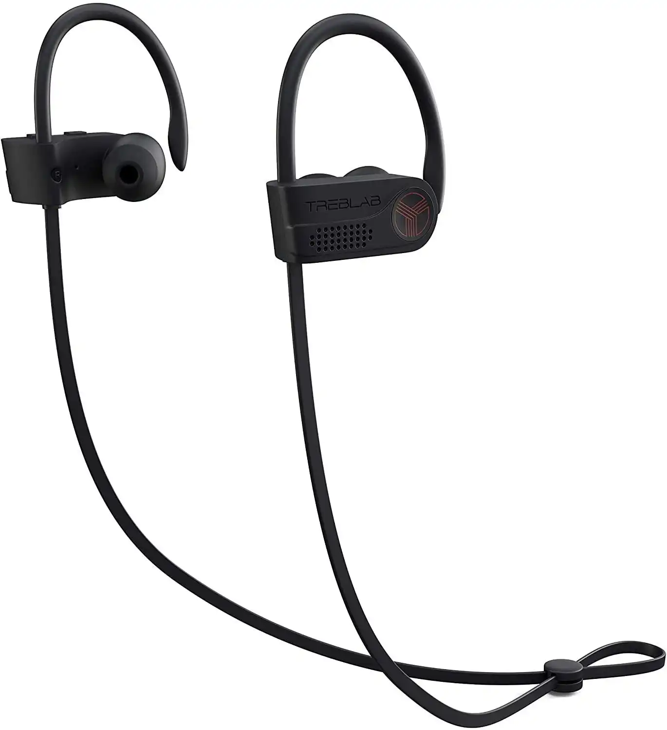 TREBLAB XR700 - Wireless Running Earbuds - Top Sports Headphones, Custom Adjustable Earhooks, Bluetooth 5.0 IPX7 Waterproof,Rugged Workout Earphones,
