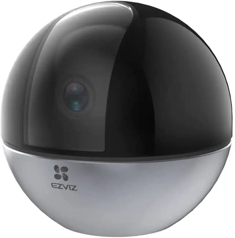 ZVIZ 4MP Indoor Camera PTZ with AI Human Detection, 2K Pan Tilt Security, Baby/Pet Monitor, Night Vision, 4x Auto-zoom, Motion Tracking | C6W