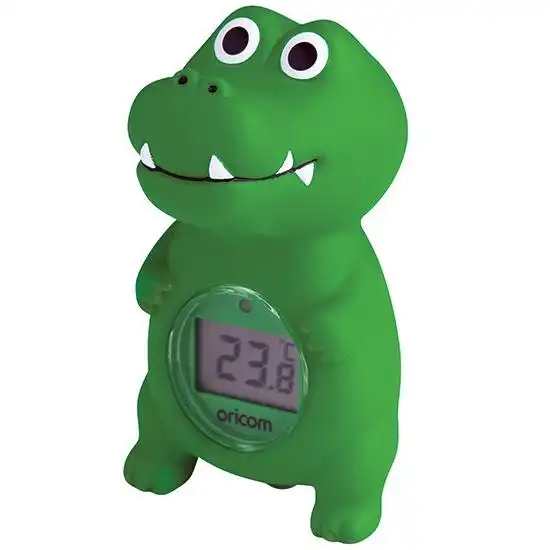 Oricom 02CR Digital Bath and Room Thermometer Crocodile