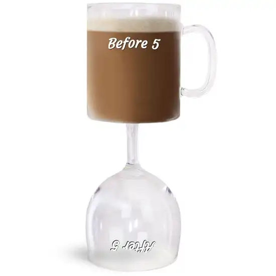 Bigmouth Before & After 5 Coffee & Wine Glass