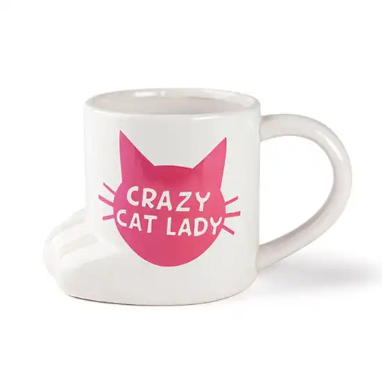 Bigmouth Crazy Cat Lady Mug