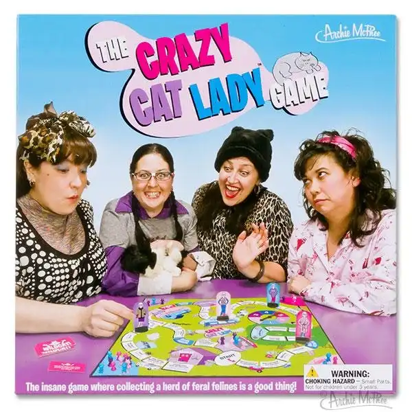 Archie Mcphee - Crazy Cat Lady Board Game