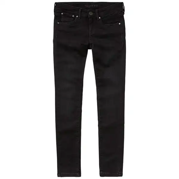 Pepe Jeans Girls Skinny Jeans with Stitching Black
