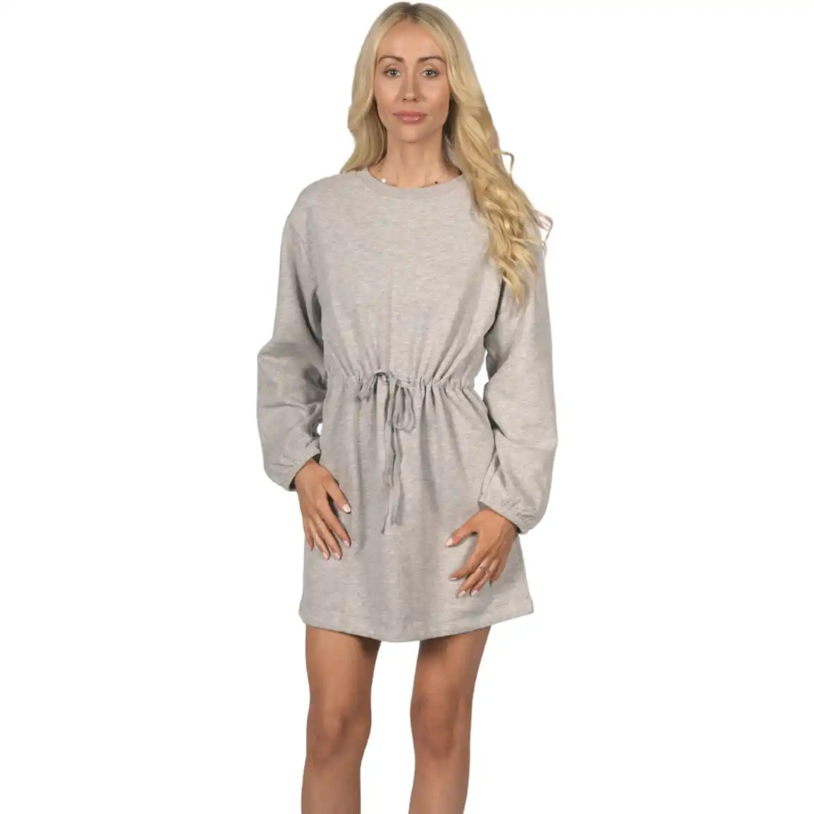 Topshop Miss Selfridge Women's Grey Sweater Dress