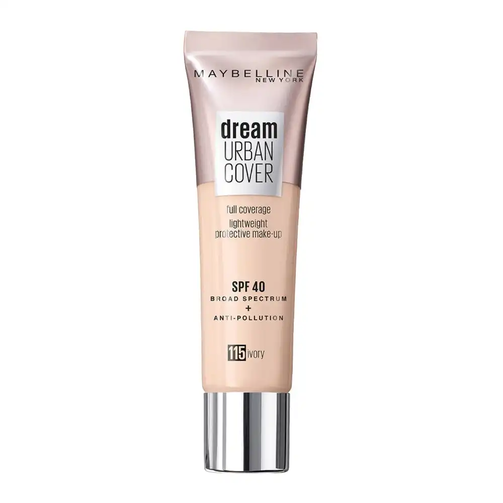 Maybelline Dream Urban Cover Makeup SPF40 30ml 115 IVORY
