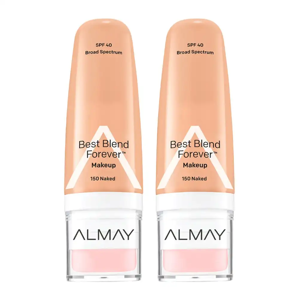 Almay Best Blend Forever Makeup 30ml 150 NAKED - 2 pack