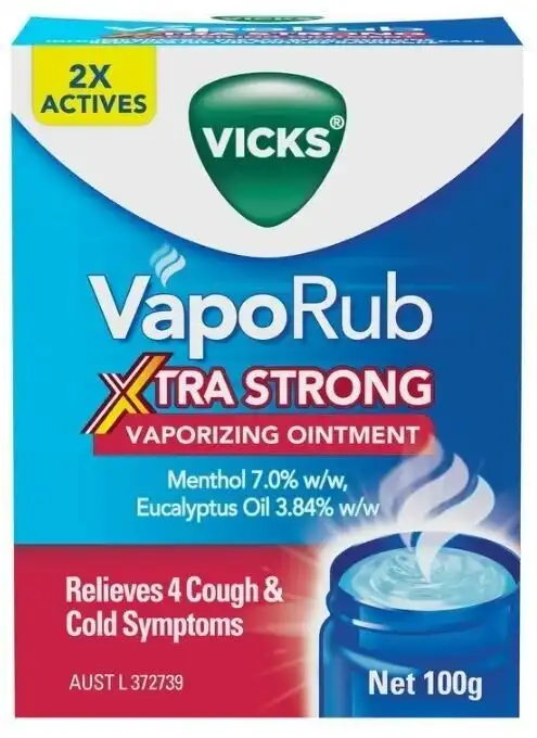 Vicks Vaporub Xtra Strong, 100ml Ml For Cold, Cough & Headache