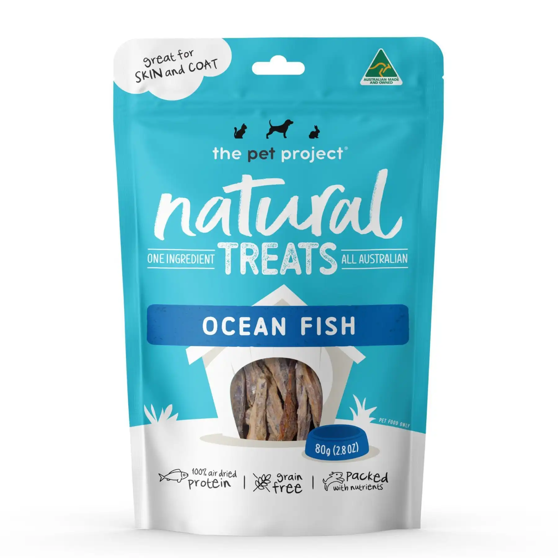 The Pet Project Ocean Fish Treats For Dogs - 80g