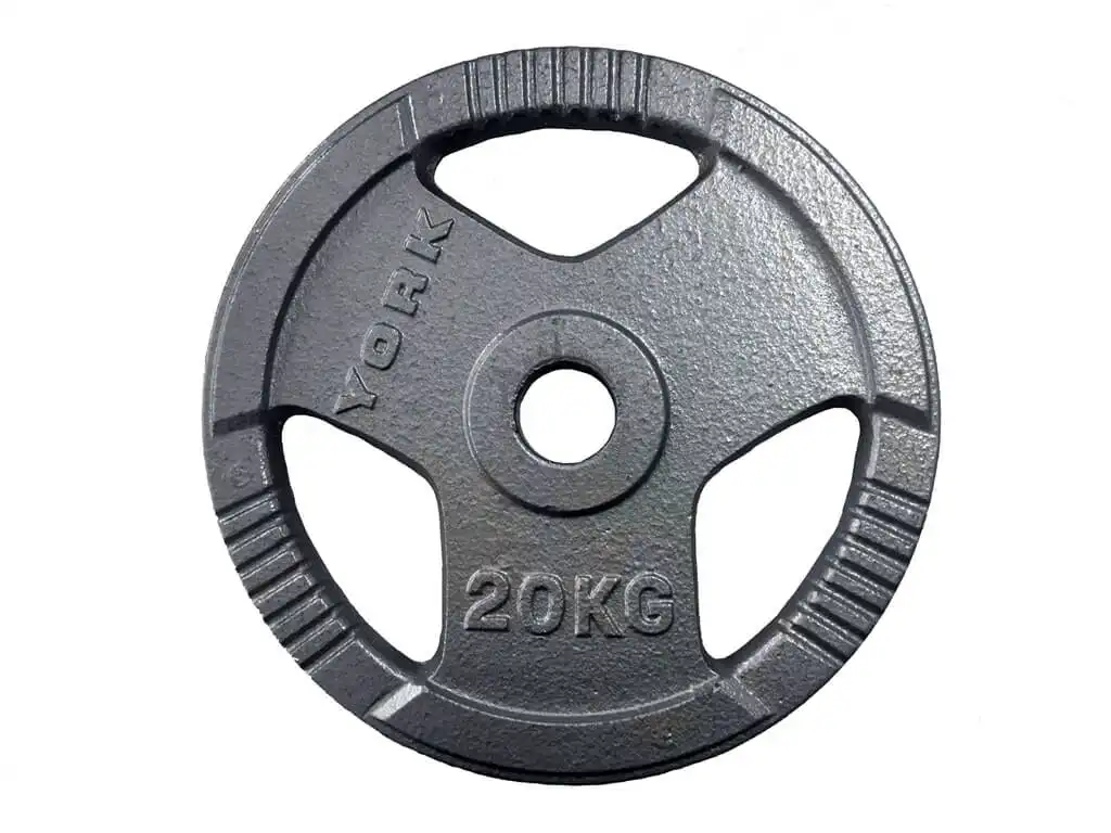 York 20kg Cast Iron Olympic Disc