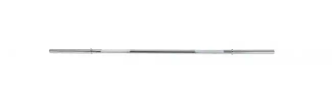 York 5 Foot 6 Inch Barbell Bar with Spring Clip Collars