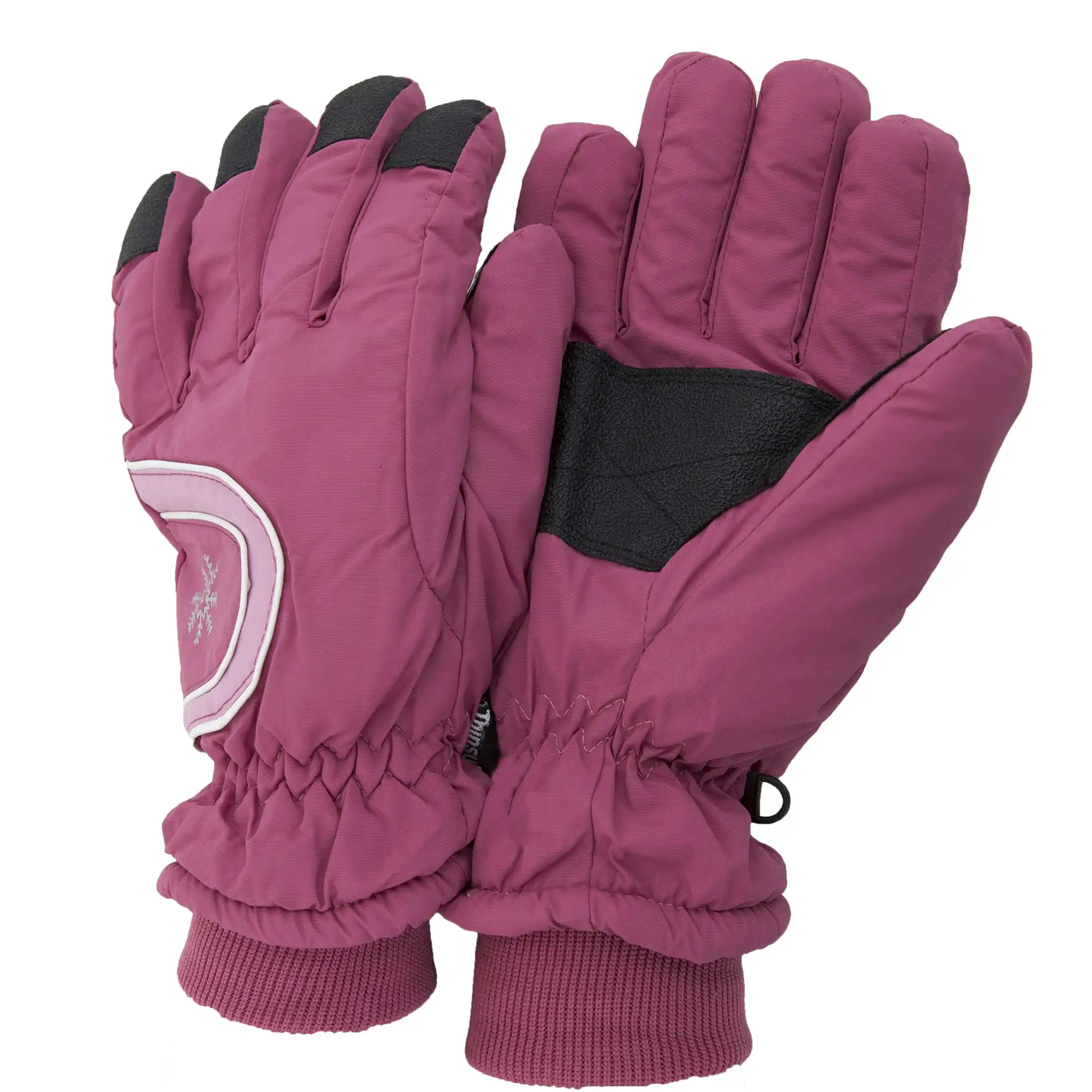 Floso Ladies/Womens Thinsulate Extra Warm Thermal Padded Winter/Ski Gloves With Palm Grip (3M 40g)
