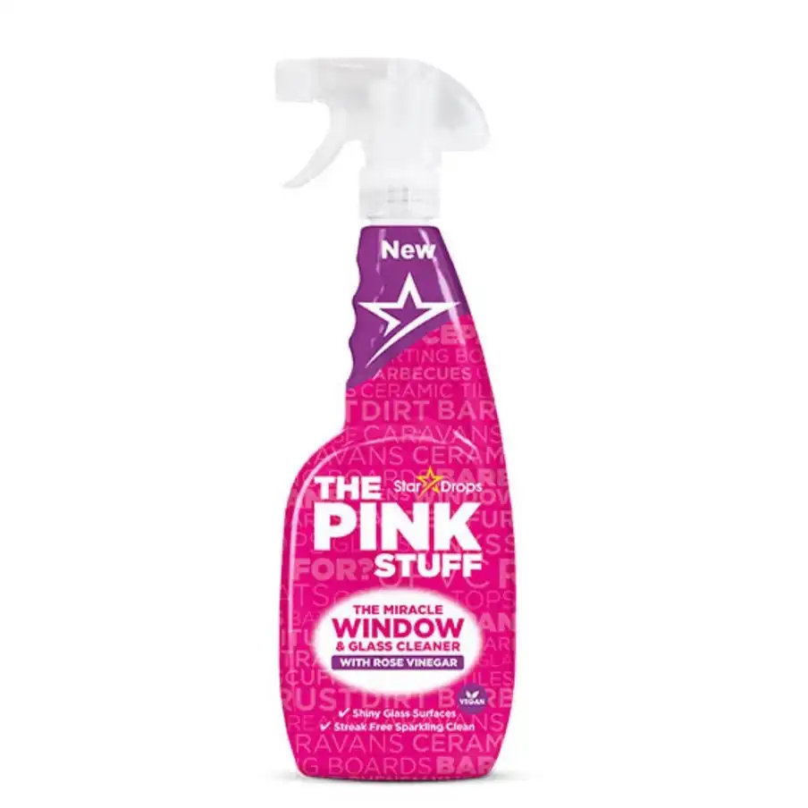 The Pink Stuff Window Cleaner with Rose Vinegar (750ml)