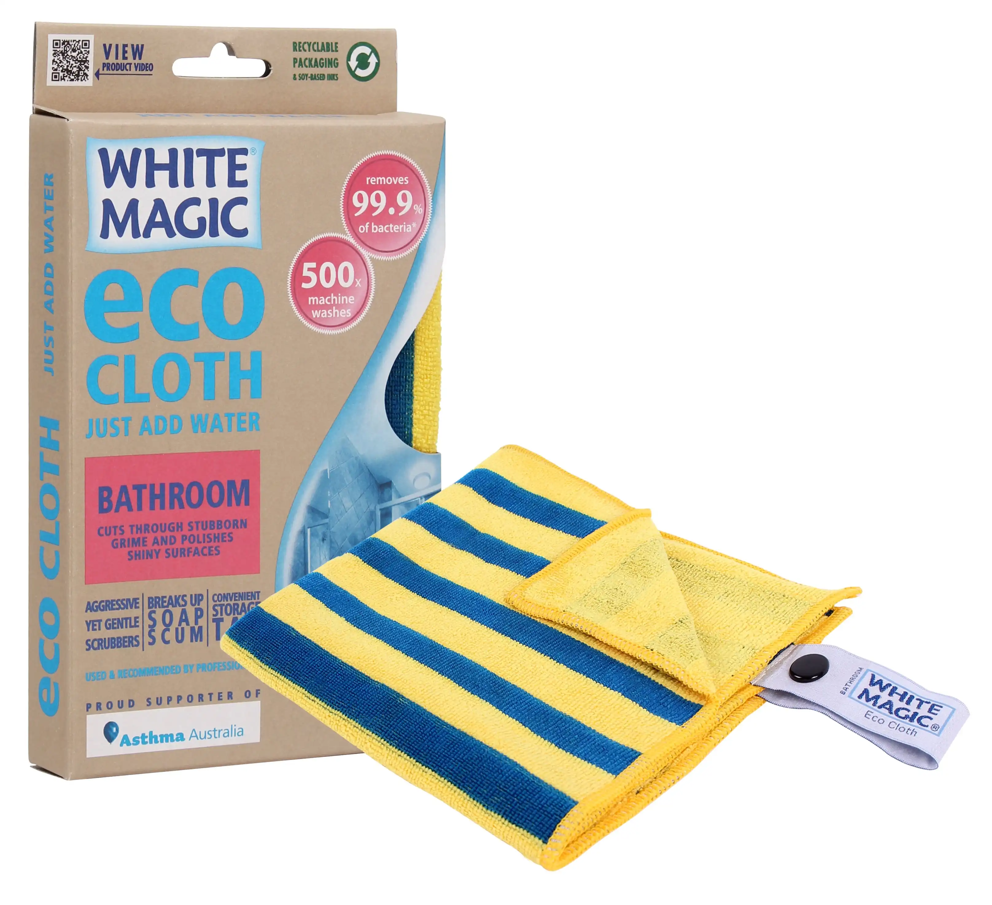 White Magic Microfibre Bathroom Eco Cloth
