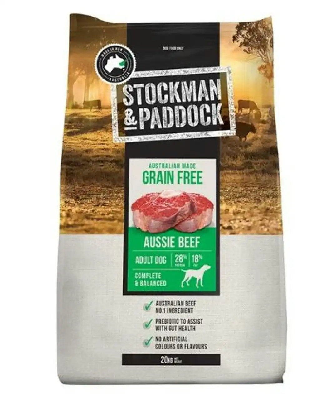Stockman & Paddock Grain Free Beef Dry Dog Food 20kg
