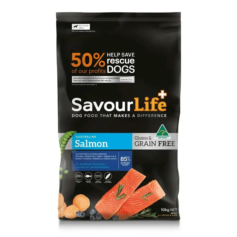 SavourLife Grain Free Dry Dog Food Salmon 10kg