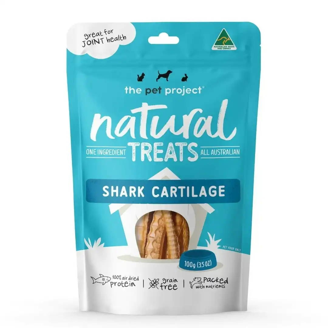 THE PET PROJECT Shark Cartilage Air Dried Dog Treats 100g