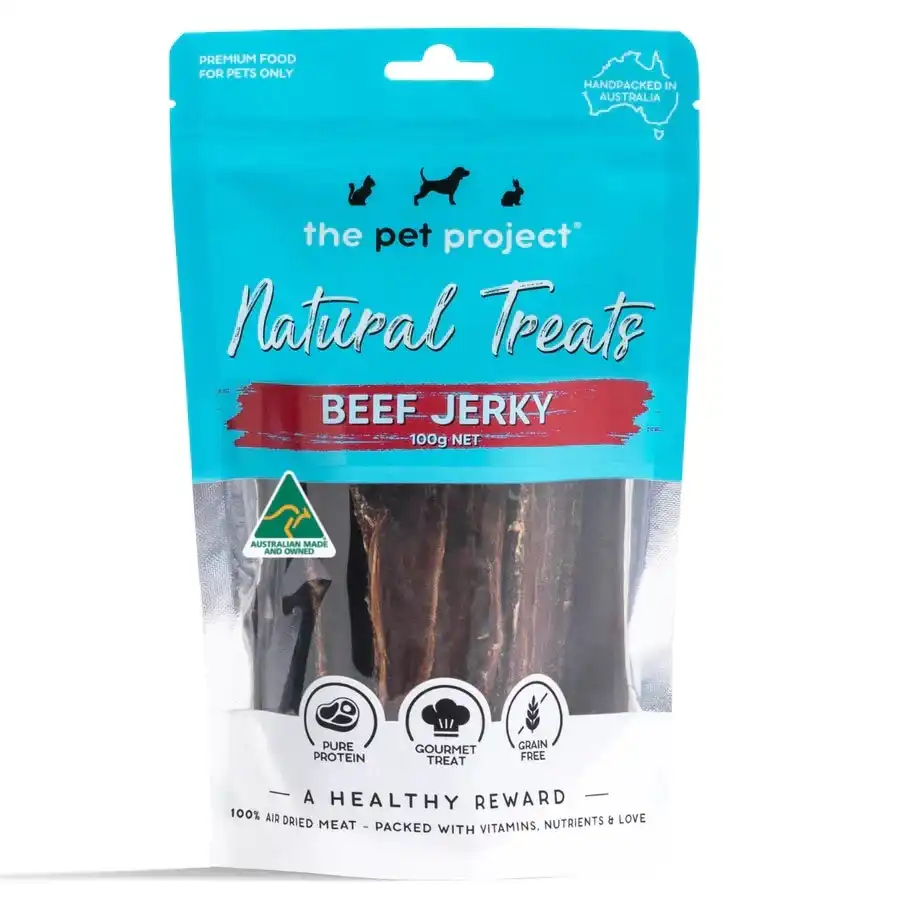 The Pet Project – Beef Jerky 100g