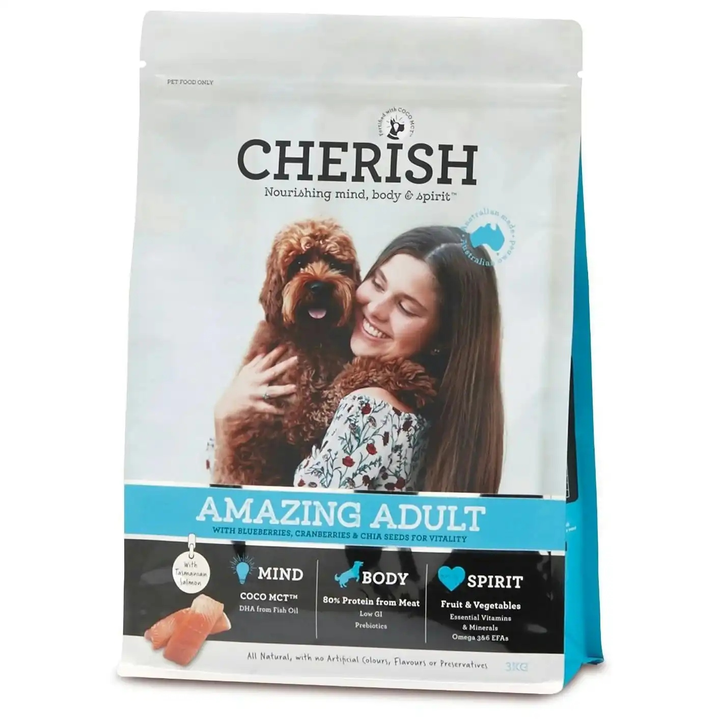 Cherish Amazing Adult Dry Dog Food - 3kg