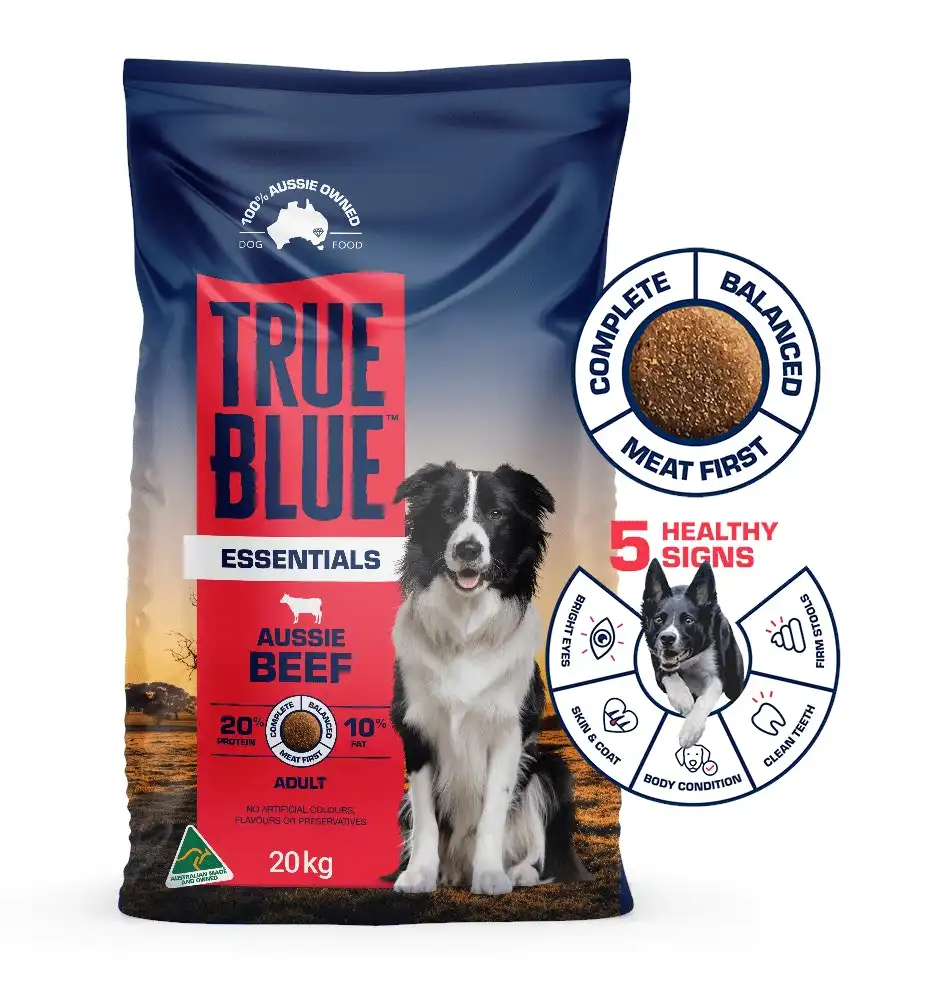 True Blue Essentials Beef Dry Dog Food 20kg