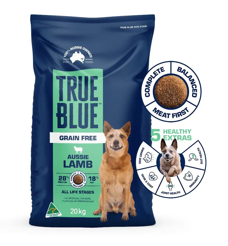 True Blue Grain Free Lamb Dry Dog Food 20kg