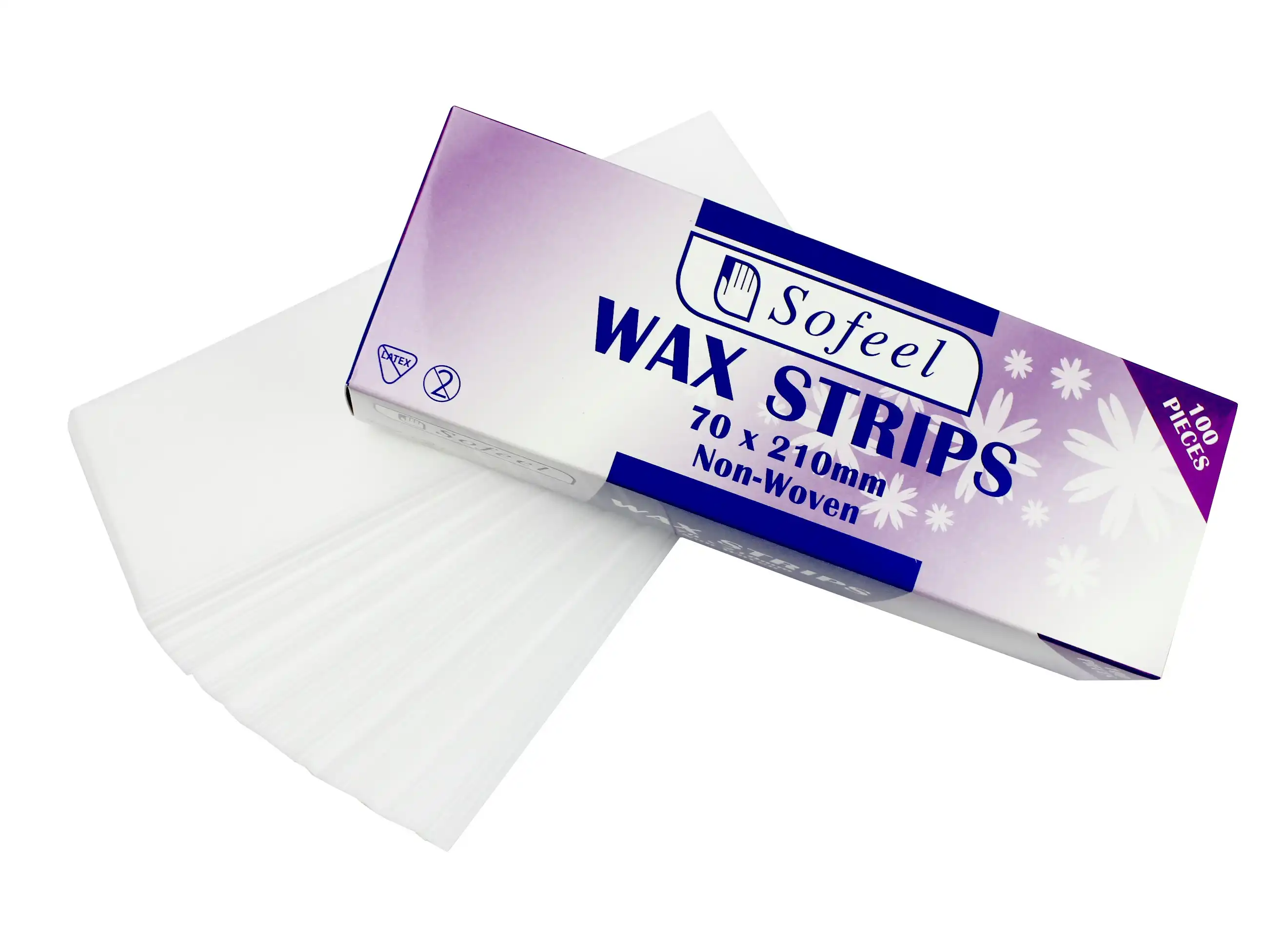 Sofeel Wax Strips Non Woven 7 x 21 cm 100 Pack