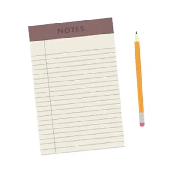 Notepad N Pencil, Complete Set
