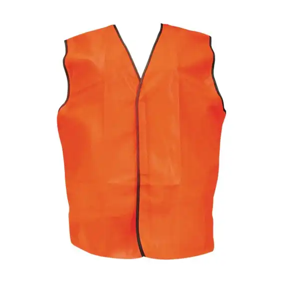 High Visibility Safety Vest Large Orange Livingstone Melbourne
