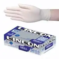 Lincon Latex Powder Free Gloves Small Cream AS/NZ 1000 Carton