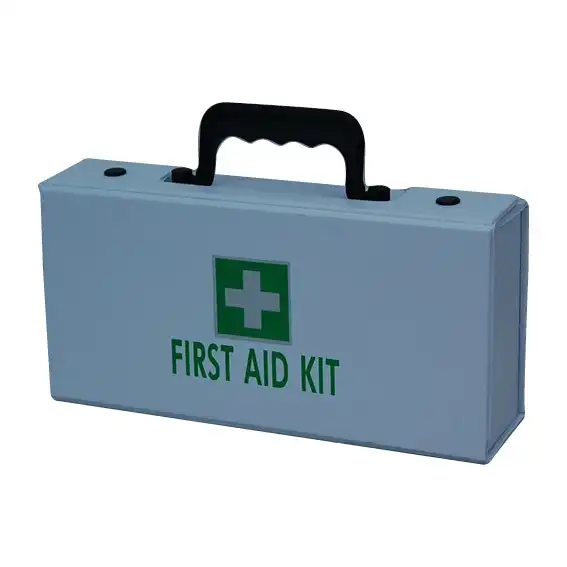 Unbranded First Aid Empty Polyvinyl Chloride (PVC) Case Medium 25.5 x 12 x 7 cm Reflective