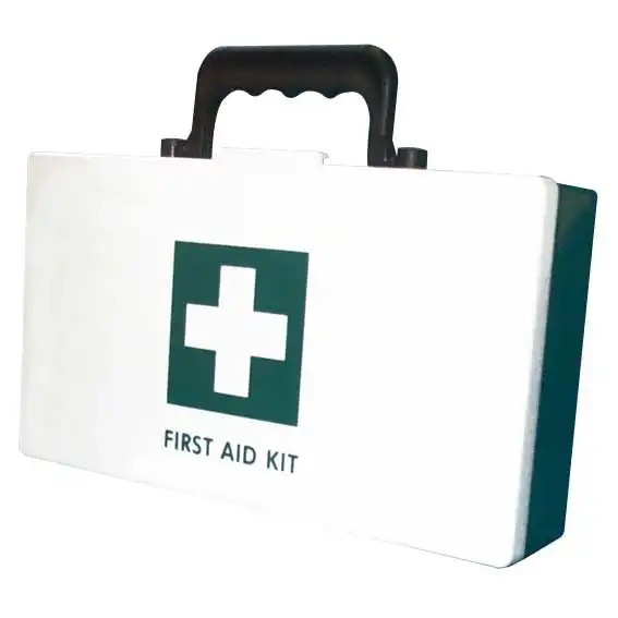 Unbranded First Aid Empty Plastic Case Small 24.5 x 13.5 x 5.2 cm Green