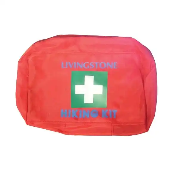 Livingstone First Aid Empty Hiking Nylon Pouch 18 x 11 x 7cm Red